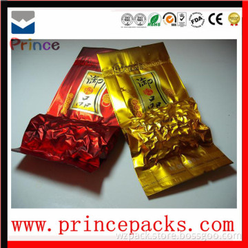 Custom plastic vacuum sealed tea bags manufacturers /vacuum seal tea bag